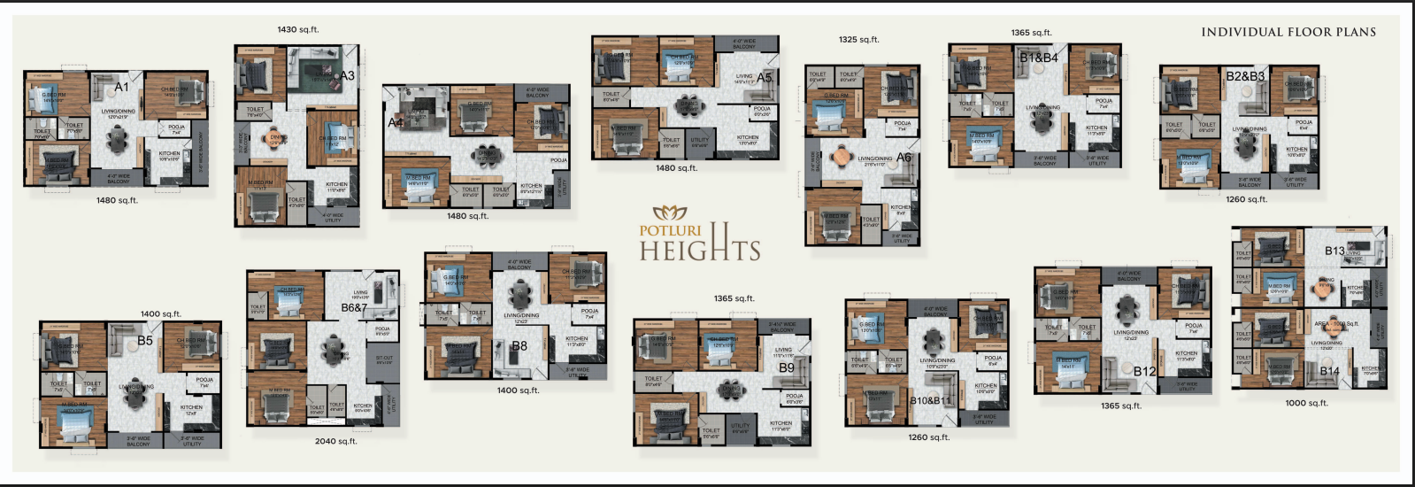 Potluri Heights Floor Plan